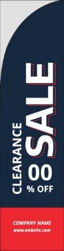 Picture of Best Seller Feather Flag 12 - 13ft Straight Flag