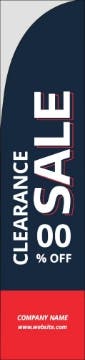 Picture of Best Seller Feather Flag 12 - 15.5ft Straight Flag