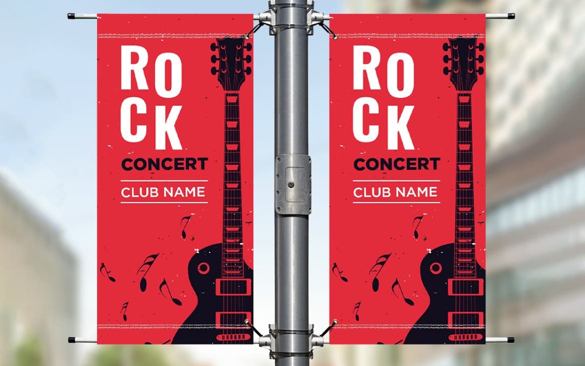 Picture of 36" x 18" Pole Banner PFF