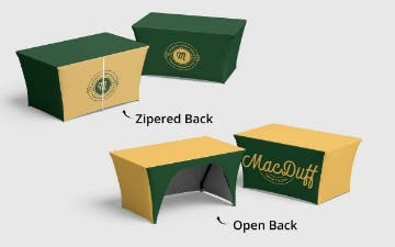 Picture of 4ft Open Back Stretch Tablecloth PFF