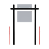 Picture of Double Aluminum Post