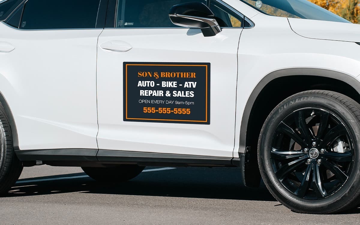 Custom Car Door Decals — free download