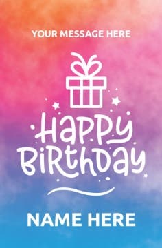 Picture of Birthday Foam Board 2 - 17x11