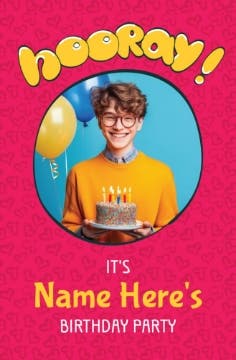 Picture of Birthday Foam Board 4 - 17x11