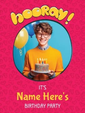 Picture of Birthday Foam Board 4 - 24x18