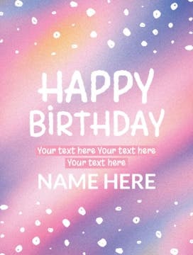 Picture of Birthday Foam Board 13 - 24x18