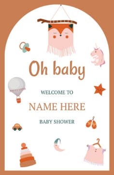 Picture of Baby Shower Foam Board 3 - 17x11