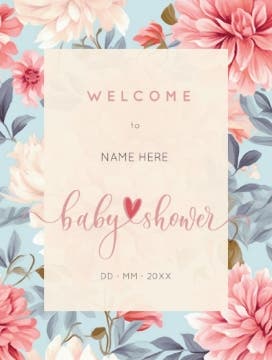 Picture of Baby Shower Foam Board 1 - 24x18