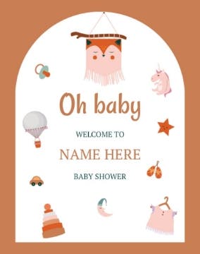 Picture of Baby Shower Foam Board 3 - 28x22