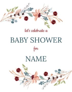 Picture of Baby Shower Foam Board 4 - 28x22