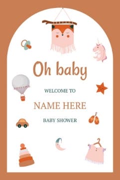 Picture of Baby Shower Foam Board 3 - 36x24