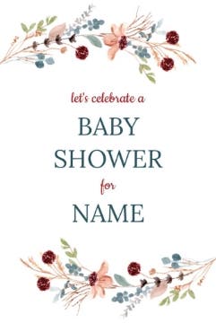 Picture of Baby Shower Foam Board 4 - 36x24