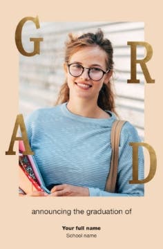 Picture of Graduation Foam Board 13 - 17x11