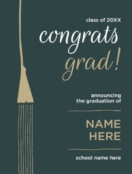 Picture of Graduation Foam Board 4 - 24x18