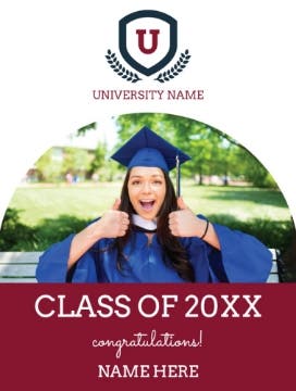 Picture of Graduation Foam Board 14 - 24x18