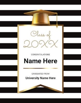 Picture of Graduation Foam Board 10 - 28x22