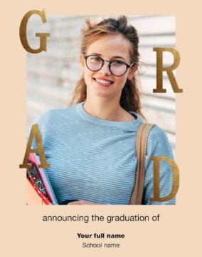 Picture of Graduation Foam Board 13 - 28x22