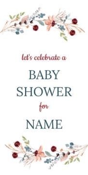 Picture of Baby Shower Foam Board 4 - 48x24