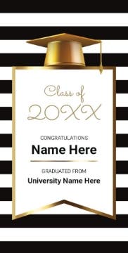 Picture of Graduation Foam Board 10 - 48x24