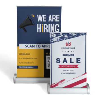 Picture of Tabletop Retractable Banners