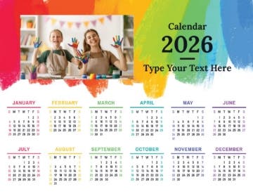 Picture of Magnetic Calendar 7 - Horizontal