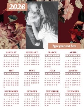 Picture of Magnetic Calendar 8 - Vertical