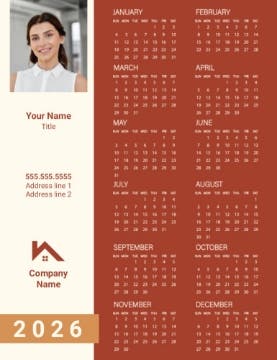 Picture of Real Estate Postcard Magnet 5 - Vertical