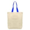 Picture of Tonga - 5 oz Natural Cotton Tote with Color Straps
