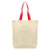 Picture of Tonga - 5 oz Natural Cotton Tote with Color Straps