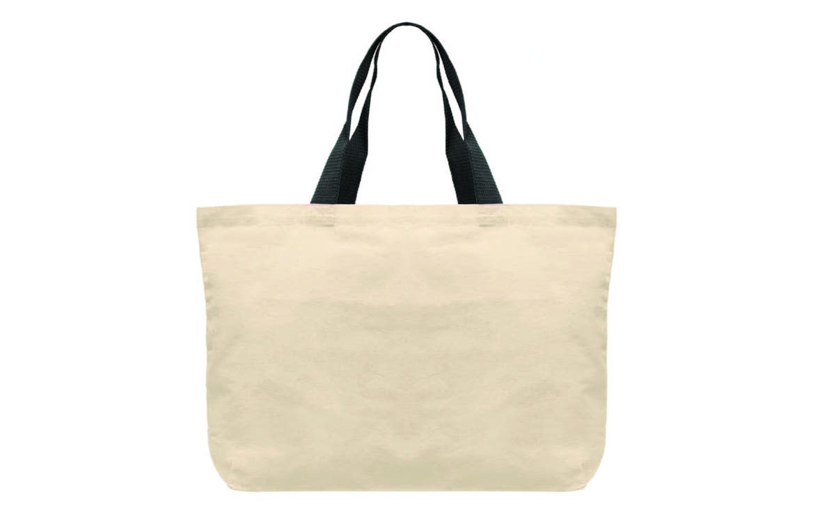 Picture of Tonga - 5 oz Natural Cotton Tote with Color Straps