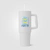 Picture of Polar Pro - 40 oz. Double-Wall Recycled Stainless Steel Tumbler with Straw