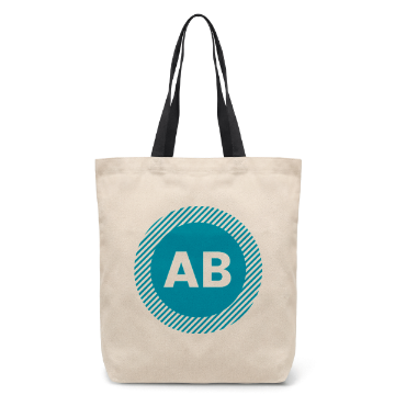 Picture of Tonga - 5 oz Natural Cotton Tote with Color Straps
