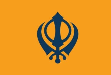 Picture of Sikh Flag - 4x6