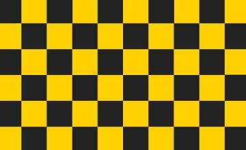 Picture of Yellow/Black Checkered Flag