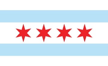 Picture of Chicago, IL Flag