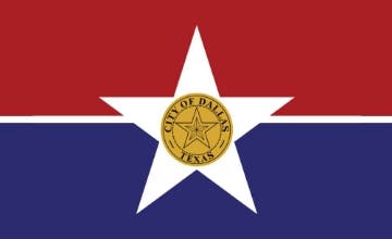 Picture of Dallas, TX Flag