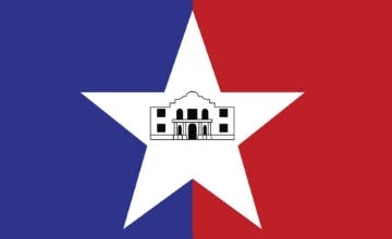 Picture of San Antonio, TX Flag