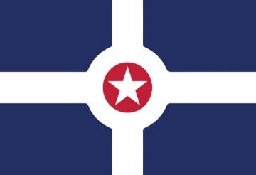Picture of Indianapolis, IN Flag- 2x3