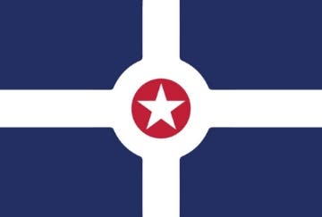 Picture of Indianapolis, IN Flag- 4x6
