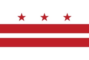 Picture of Washington, DC Flag- 4x6