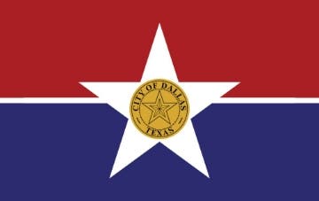 Picture of Dallas, TX Flag- 5x8