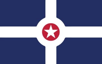 Picture of Indianapolis, IN Flag- 5x8