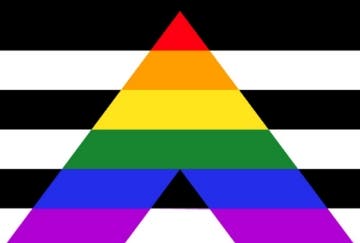 Picture of Straight Ally Pride Flag- 4x6