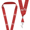 Picture of Sublimated Lanyard with Swivel Bulldog Clip Attachment