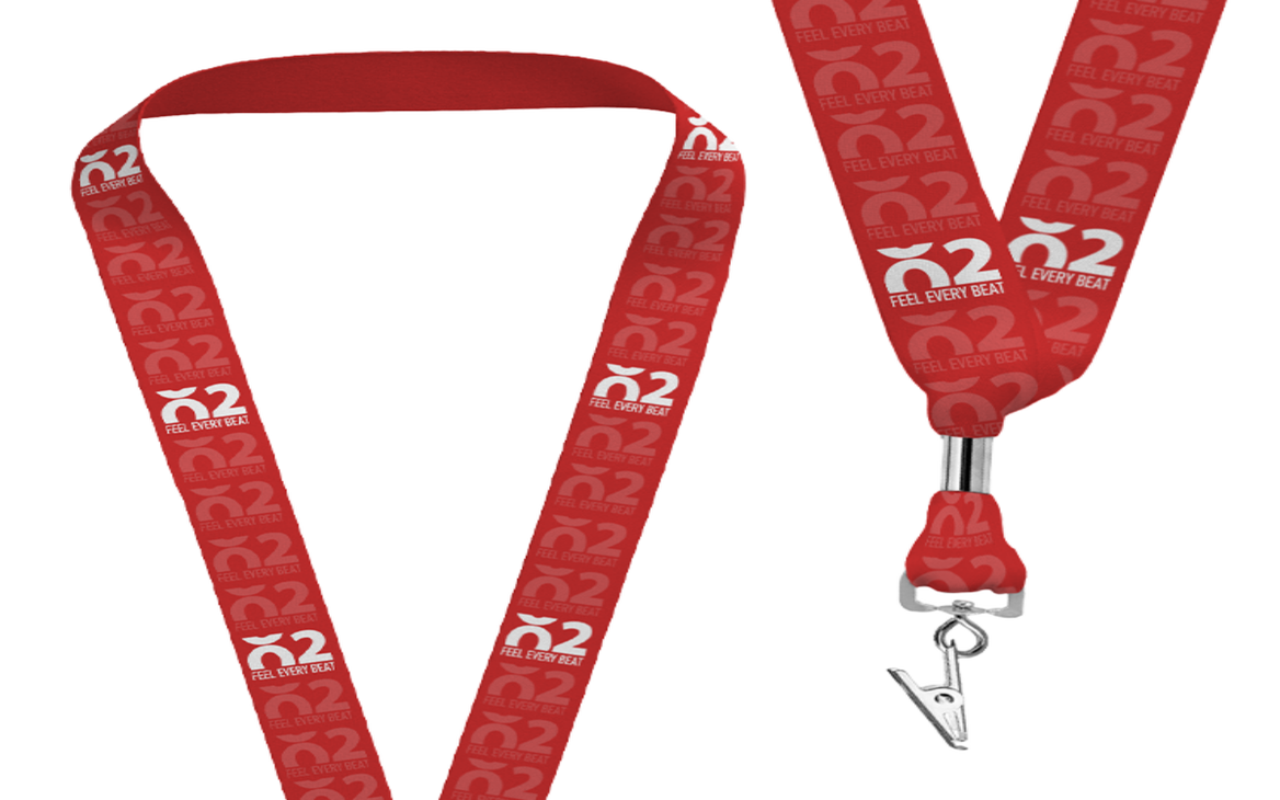 Picture of Sublimated Lanyard with Swivel Bulldog Clip Attachment