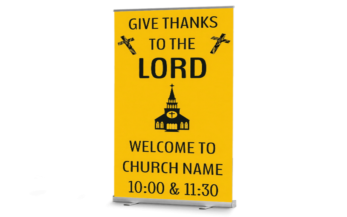 Picture of Church Retractable Banners