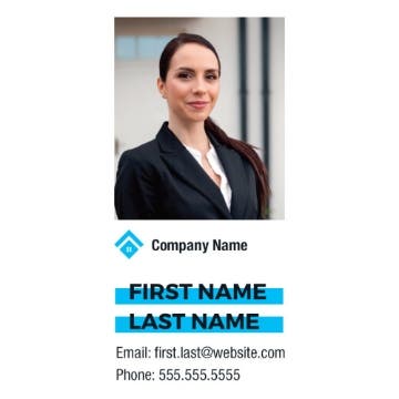 Picture of RE Business Card 4 - 2.5" x 2.5" Single Sided