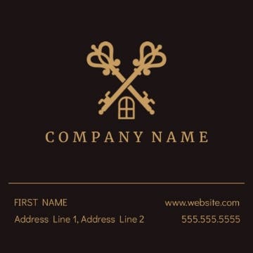 Picture of RE Business Card 6 - 2.5" x 2.5" Single Sided