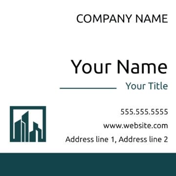 Picture of RE Business Card 11 - 2.5" x 2.5" Single Sided