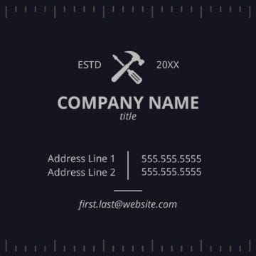 Picture of BC - Construction, Repair & Improvement 1 - 2.5" x 2.5" Single Sided